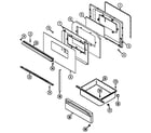Crosley CC3531XUW door/drawer (cc3531xu*) (cc3531xuw) diagram