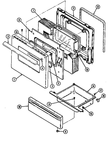 Door/drawer (ce3531wr*) (ce3531wra) (ce3531wrw) (ce3531wrv)