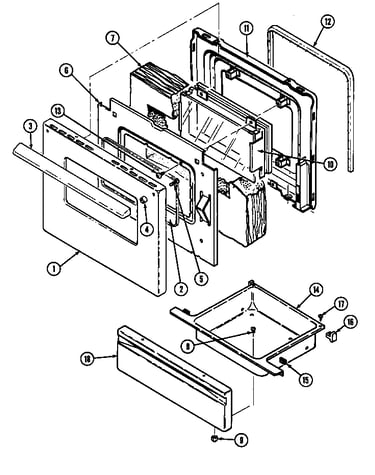 Door/drawer (cc3531wrw, cc3531wrv) (cc3531wrw) (cc3531wrv)