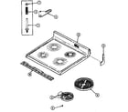 Crosley CE3537XRA top assembly diagram