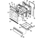 Crosley CE3537XRA door/drawer diagram