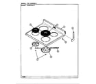 Crosley CE3674XRA top assembly diagram