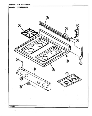 Top assembly