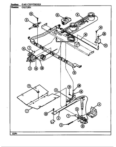 Gas controls (cg*3d1) (cga3d1) (cgw3d1)