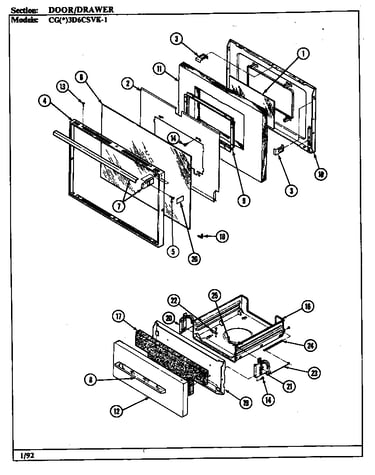 Door/drawer