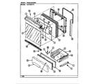 Crosley CG3110PPA door/drawer (cg3120sp*) (cg3120spa) (cg3120spw) diagram