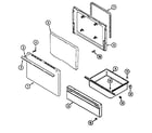 Crosley CE3510PPW door/drawer (ce3510pp*) (ce3510ppa) (ce3510ppw) diagram