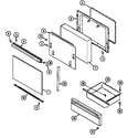 Crosley CE3510PPW door/drawer (ce3520sp*) (ce3520spa) (ce3520spw) diagram
