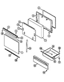 Door/drawer (ce3832sr*) (ce3832sra) (ce3832srw)