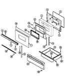 Door/drawer (ce3832xr*) (ce3832xra) (ce3832xrw)