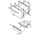 Crosley CE3500PPW door/drawer (ce3510pr*) (ce3510prv) diagram