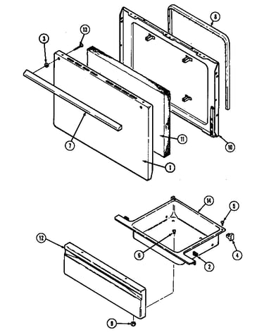 Door/drawer (ce3510pr*) (ce3510prv)