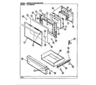 Crosley CEA4D59TSV door/drawer diagram