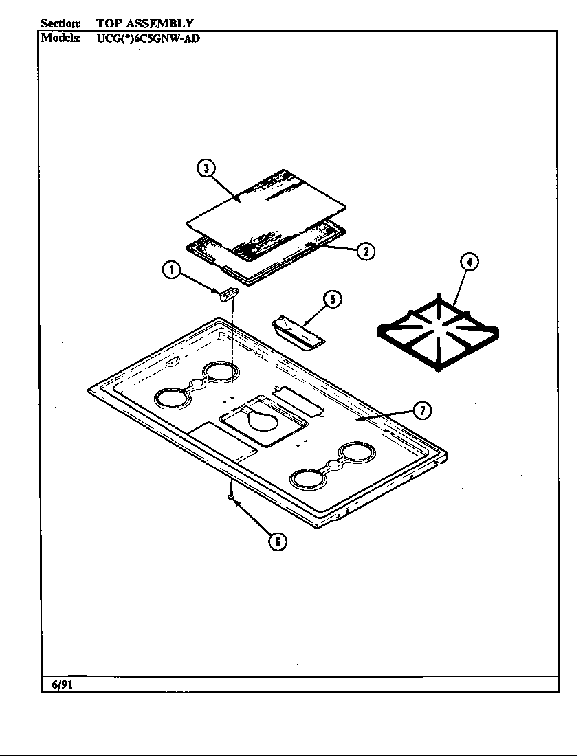 Top assembly