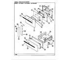 Crosley CGA6C5W door/drawer diagram