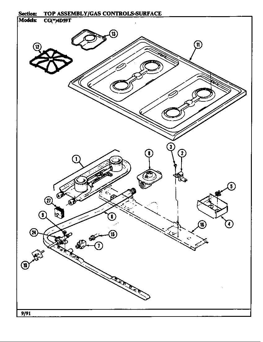 Top assembly