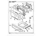 Crosley CGA4D59TZK door/drawer diagram