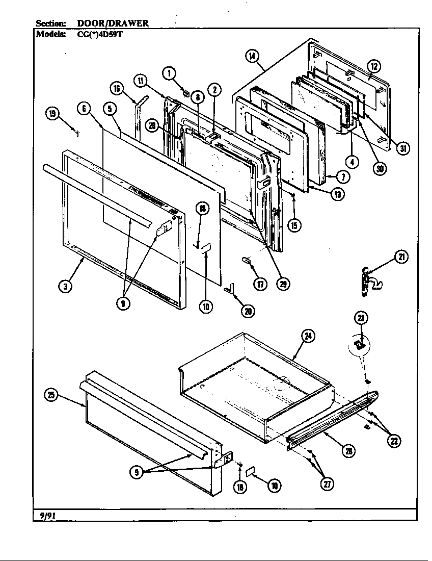 Door/drawer