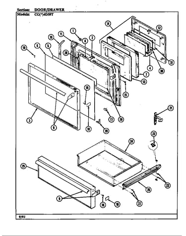Door/drawer