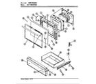 Crosley CGA4D59TSZK door/drawer diagram