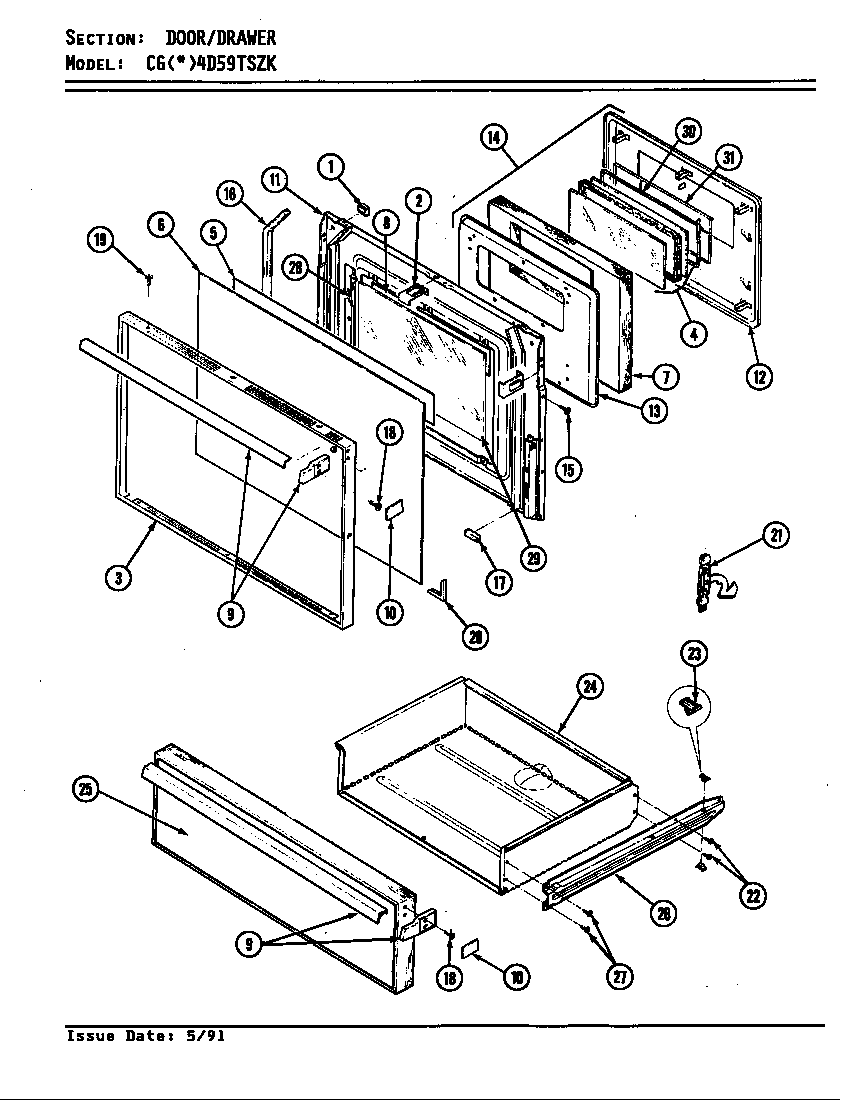 Door/drawer