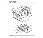 Crosley CGA3D6CSVK door/drawer diagram