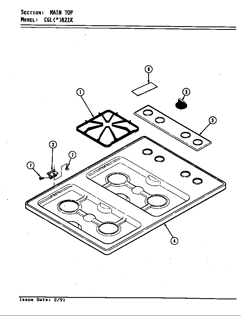 Top assembly