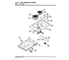 Crosley CELW861 top assembly diagram