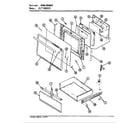Crosley CEA4D59C0 door/drawer (ce*4d59cv) diagram