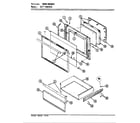 Crosley CEW4D59CV door/drawer (ce*4d59c0) diagram