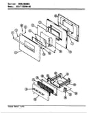 Door/drawer (ucg*3d5nw-ad) (ucga3d5nw-ad) (ucgw3d5nw-ad)