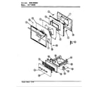 Crosley CGW3D5XK door/drawer (cg*3d5vk) (cga3d5vk) (cgw3d5vk) diagram