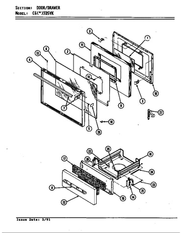 Door/drawer (cg*3d5vk) (cga3d5vk) (cgw3d5vk)