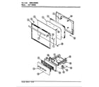 Crosley CGA3D5XK door/drawer (cg*3d5xk) (cga3d5xk) (cgw3d5xk) diagram