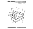 Crosley CGS831GK burner box diagram
