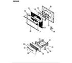 Crosley CGA3C6CLVK door/drawer diagram