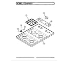 Crosley CGHW821 top assembly diagram