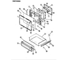 Crosley CGA4D59EZK door/drawer diagram