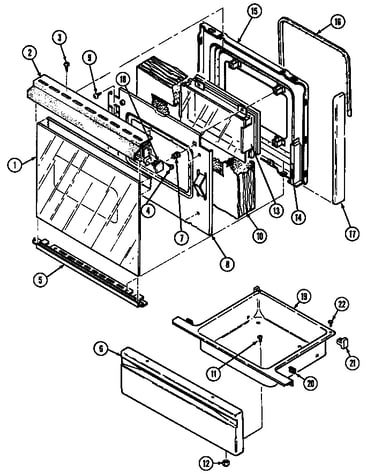 Door/drawer (h3531xu*) (h3531xua) (h3531xuw)
