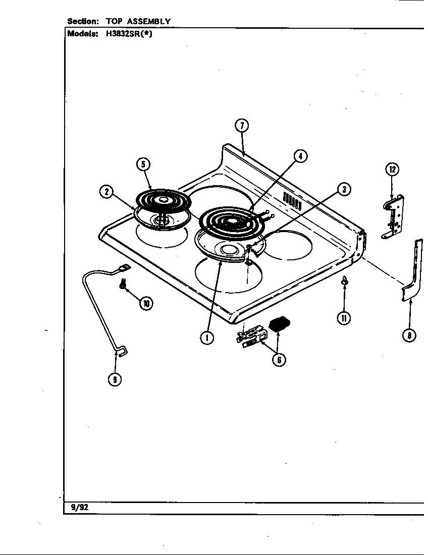 Top assembly