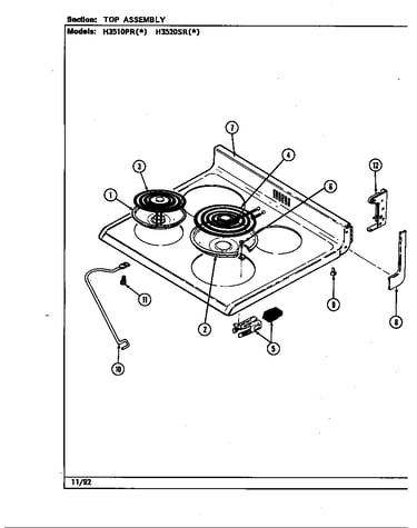Top assembly