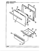 Door/drawer (h3510pr*) (h3510pra) (h3510prw)