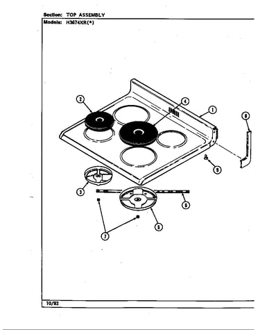 Top assembly