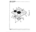 Hardwick H3875XRA top assembly diagram