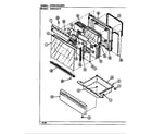 Hardwick H3875XRW door/drawer diagram