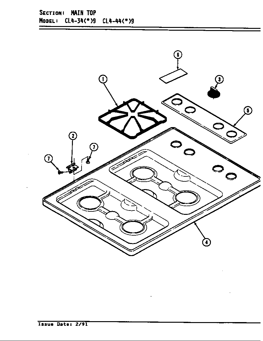 Top assembly