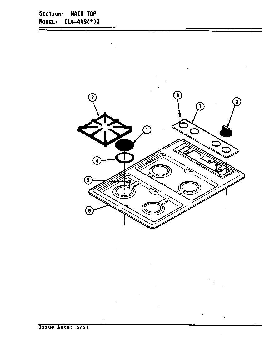 Top assembly