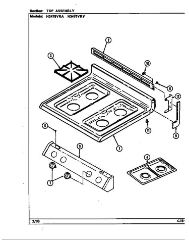 Top assembly