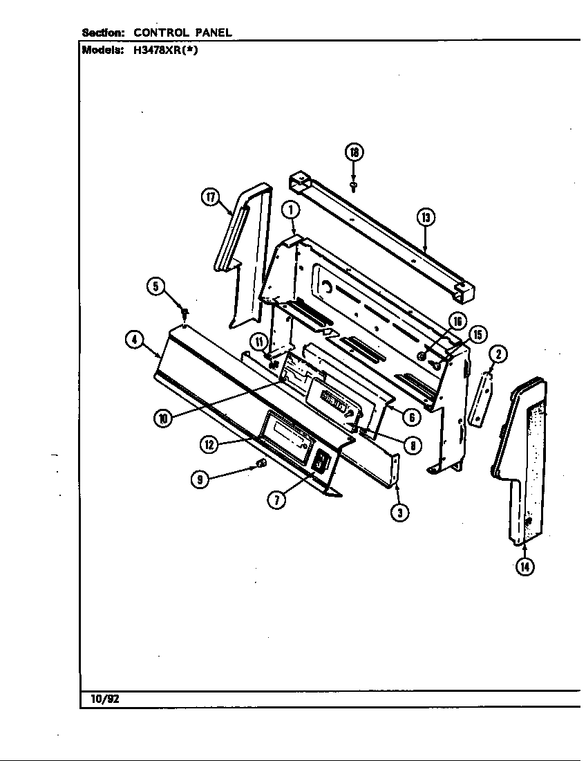 Control panel