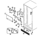 Admiral RSCA207AAE fresh food compartment diagram